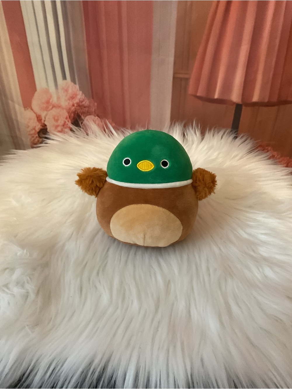 Squishmallows Brown Bird with Green Cap Plush